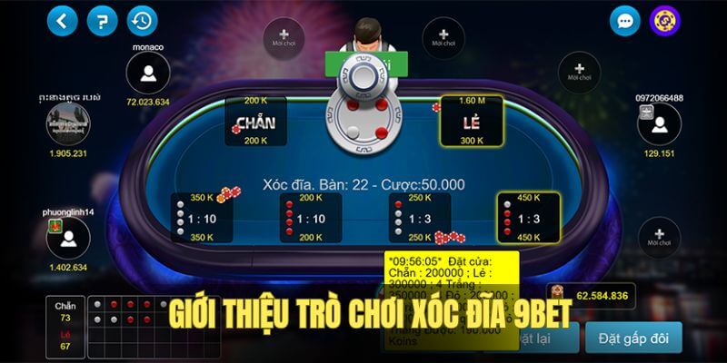 Xóc Đĩa 9Bet là trò chơi dễ làm giàu