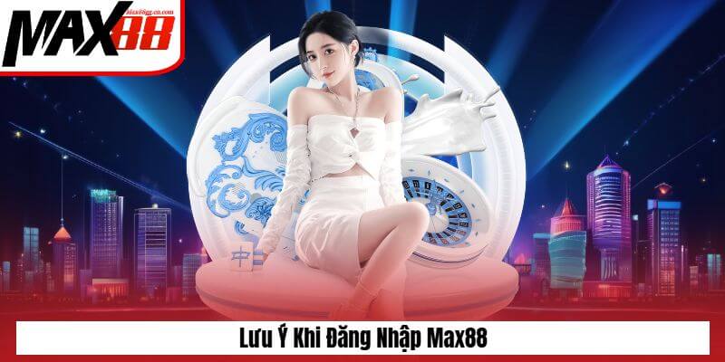 Lưu ý khi đăng nhập Max88